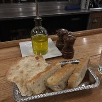 Bread basket (half devoured before we took a picture, there’s a lot more)  at Broder's Pasta Bar in Minneapolis