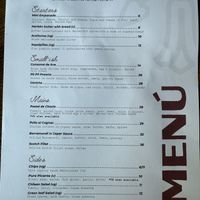 Menu there’s also a lunch menu  at La Bohemia in Fitzroy