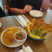 Pumpkin bread and guacamole at La Bohemia in Fitzroy