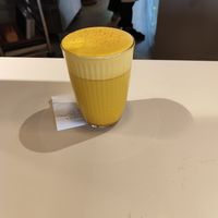 Kurkuma Latte (I chose pea) at Café Irma  in Zurich