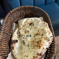Garlic naan (veggie)  at Sarthi in Bath