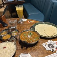 popadoms and v chicken chatpata   at Sarthi in Bath