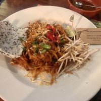 Pad Thai with tofu (bigger than it looks here!). at Banana Tree - Wardour in London