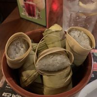 Palm leaf sticky rice  at Banana Tree - Wardour in London