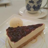 vegan cheesecake at Banana Tree - Wardour in London