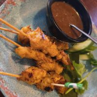 Chick'n Satay Skewers at Banana Tree - Wardour in London