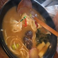 Vegan Ramen (with Vegan gyozas) at Banana Tree - Wardour in London