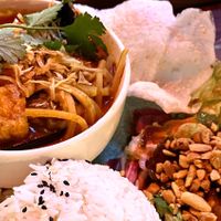 Vegan coconut Kari. AMAZINGLY TASTY!!!  at Banana Tree - Wardour in London