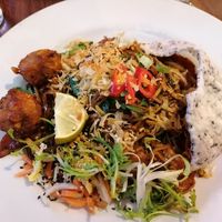 Blackened monk noodles at Banana Tree - Wardour in London