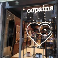 Entrance at Copains - Rosiers in Paris