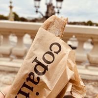 Camille baguette gf and vegan  at Copains - Rosiers in Paris