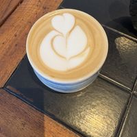 Almond milk / Leche de almendra cappuccino   at Forajida Café in Piriapolis