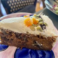 Carrot cake   at The Bach on Surf Highway in Oakura