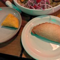 Vegan empanadas at Mishqui Peruvian Bistro in Madison