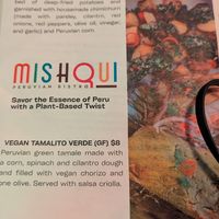 Menu specials at Mishqui Peruvian Bistro in Madison