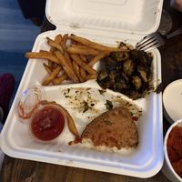 I’m happy that they have vegan options but the vegan schnitzel is a RIP OFF. It’s so small and bland, just overall BAD. Do not recommend!!!   at Kiez Küche & Beer Garden  in Los Angeles