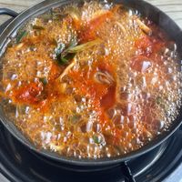   at Hwangridan Budaejjigae in Gyeongju-si