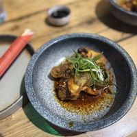 Mushroom dumplings   at Umi  in Londonderry
