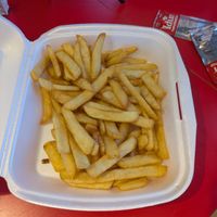 Big fries:  at Arilds Grillbar in Narvik