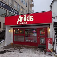 Outside of Arild's Grillbar at Arilds Grillbar in Narvik