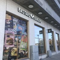 Seen from outside   at Bastard Burgers in Jaerfaella