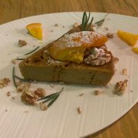 Almond orange cake   at Herban Kitchen and Bar - 二本餐廳 in Taipei