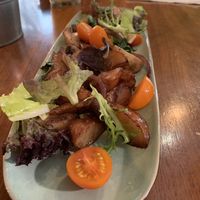 Red wine potatoes and mushrooms.  at Herban Kitchen and Bar - 二本餐廳 in Taipei