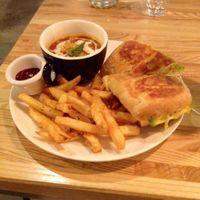 Grilled Cheese: Avocado Lemon Compote at Herban Kitchen and Bar - 二本餐廳 in Taipei