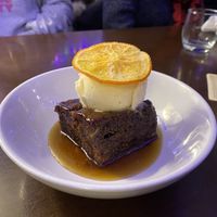 Gingerbread sticky toffee pudding   at The Ship in Frinton-on-sea