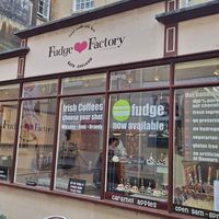 Cute sweet store at San Francisco Fudge Factory in Bath