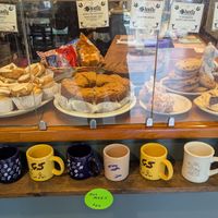 Shoofly Vegan Bakery pastries at Spielman Bagels - Division in Portland