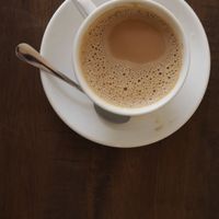 Thai coffeee  at Temu Vegan Palace in Penang