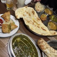 Nan & vegetable Somosa  at Thali Spice in Takamatsu