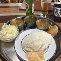 The vegetarian option  at Thali Spice in Takamatsu