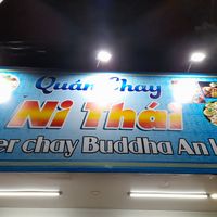 Main sign outside at Buffet chay Ni Thai in Phu Quoc