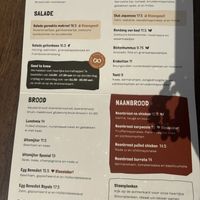 De kaart  at Stoon Gastrobar in Huizen