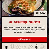 Ramen vegano  at Tsuruta Ramen in Mostoles
