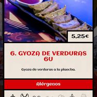 Contiene huevo y crustáceos   at Tsuruta Ramen in Mostoles