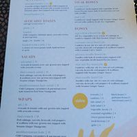 Vegan/Veggie menu at Good Kitchen in Smyrna