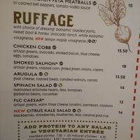 Salads which can become vegan at Five Loaves Cafe in Summerville