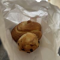 gramolina and chocolate chips focaccina  at Focaccina di Fabio e Denisia in Lecco