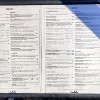 Menu as of March 2025 at Dronning Louise in Esbjerg