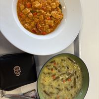 Green bean stew and tikka massala tofu  at Campusmensa Poppelsdorf (CAMPO) in Bonn