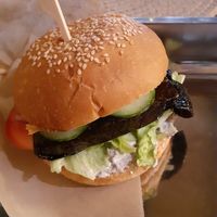 Fish burger #Veganuary at Fruits&Veges in Moscow