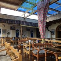 Terrace seating!  at Chinar in Bukhara
