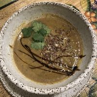 Mushroom soup  at Nym Kitchen in Moscow