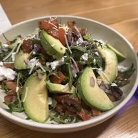 Avo, rocket & vegan feta salad  at Rococo in Mordialloc