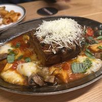 Vegan lasagne - this is the best thing ever!! We love it!  at Rococo in Mordialloc