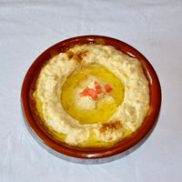 Hummus with olive oil. at That Lebanese Place in Springfield