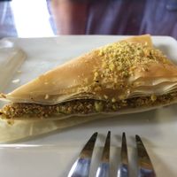Pistachio baklava  at That Lebanese Place in Springfield